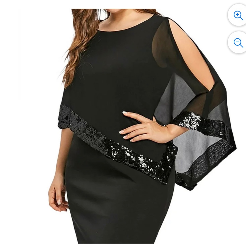 NEW BLACK COCKTAIL DRESS